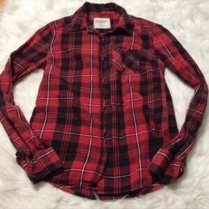 Arizona Jeans women’s long sleeve flannel size xs